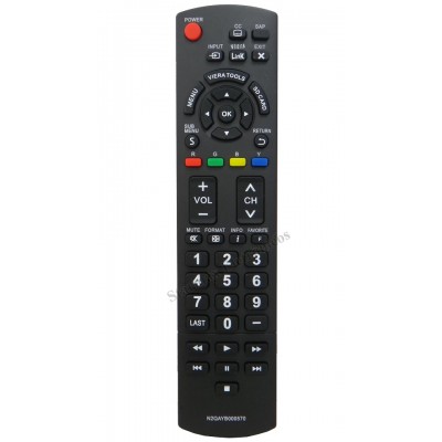 Controle Remoto Para Tv Lcd Panasonic N2qayb000570